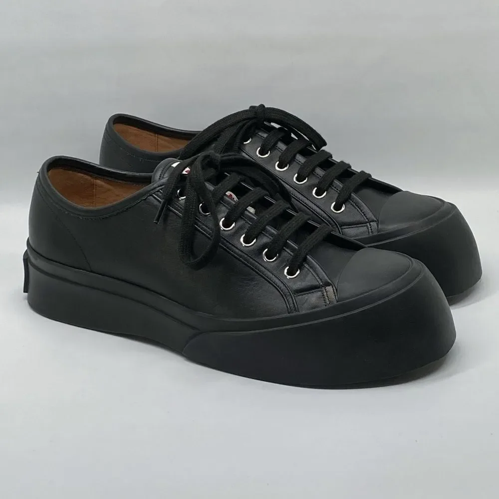 Marni Pablo Leather Low-Top Sneakers size 42/us size 9